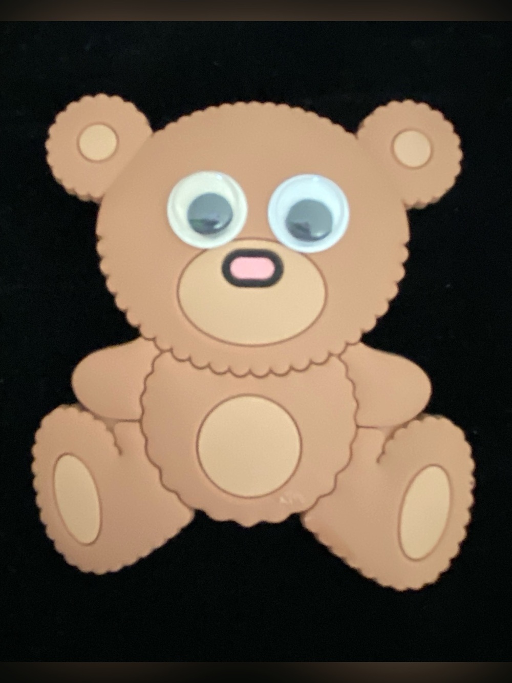 1-Pop-Up Brown Oversized Teddy with Wiggly Eyes